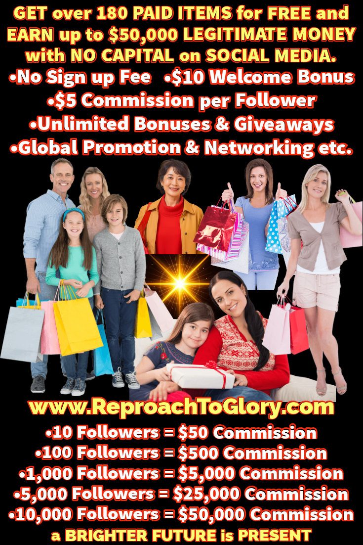 HOW to GET over 180 PAID ITEMS for FREE and also EARN up to $50,000 LEGITIMATE MONEY with NO CAPITAL on SOCIAL MEDIA.